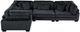 Homelegance® Traverse 4-Piece Black Modular Sectional-1