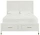 Bassett® Furniture Tidewater Hampton White Queen Panel Bed-1