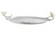 A & B Home Alvada Silver Large Round Decorative Tray-2