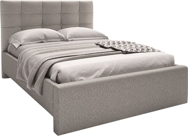 Beaudoin Customizable Heaven Queen Upholstered Box Spring Base Bed with Absolute Footboard-1