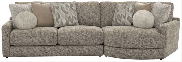 Jackson Furniture Turner 2-Piece Mushroom Small Spaced Sectional -3
