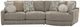 Jackson Furniture Turner 2-Piece Mushroom Small Spaced Sectional -3