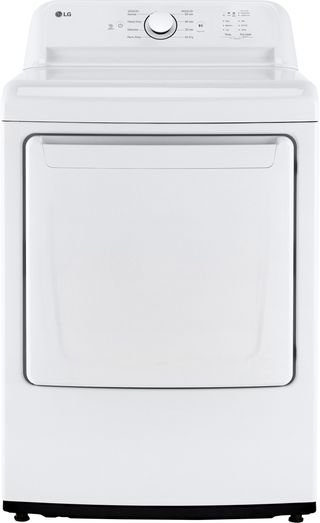 LG 7.3 Cu. Ft. White Front Load Gas Dryer