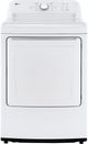 LG 7.3 Cu. Ft. White Front Load Gas Dryer-0