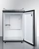 Summit® 5.6 Cu. Ft. Stainless Steel Beer Cooler/Kegerator-2