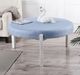 Stylecraft Dann Foley Lifestyle Light Blue Round Ottoman-3