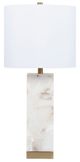 Signature Design by Ashley® Linderfield Gold/White Alabaster Table Lamp-0