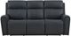 Flexsteel® Warren True Navy Leather Power Reclining Sofa with Console, Power Headrest and Lumbarand Lumbar-3