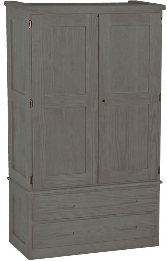 Crate Designs™ Furniture Graphite Comb Armoire-2