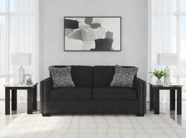Benchcraft® Jasmine Peaks Coal Sofa-4