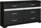 Signature Design by Ashley® Starberry 4-Piece Black King Storage Panel Bed Set-2