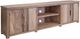 International Furniture Direct Natural Parota Brown TV Stand-1