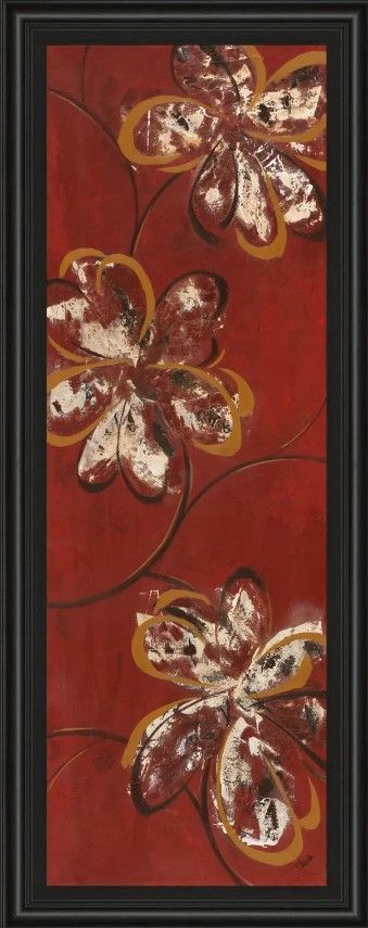 Classy Art Flowers Dancing Il By Katrina Craven Wall Art-0