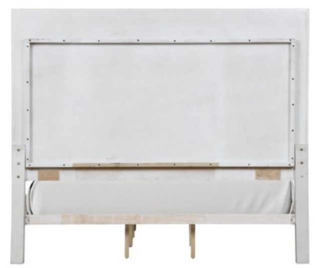 Furniture of America® Stella Mia Creamy White Eastern King Panel Bed-3