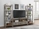 Mazin Furniture Bainbridge Gray TV Stand-3