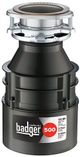 InSinkErator® Badger® 500 Plus 0.5 HP Continuous Feed Waterborne Grey Enamel Garbage Disposal-0