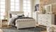 Signature Design by Ashley® Bellaby 5-Piece Whitewash Queen Panel Bed Set-5