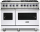 Viking® 7 Series 48" White Pro Style Liquid Propane Range-0