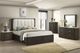 Furniture of America® Lantrisant Dark Walnut King Panel Bed-2