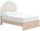 Signature Design by Ashley® Arloster Tan/White Full Upholstered Panel Bed-0