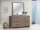 Coaster® Brantford Barrel Oak Dresser Mirror-5
