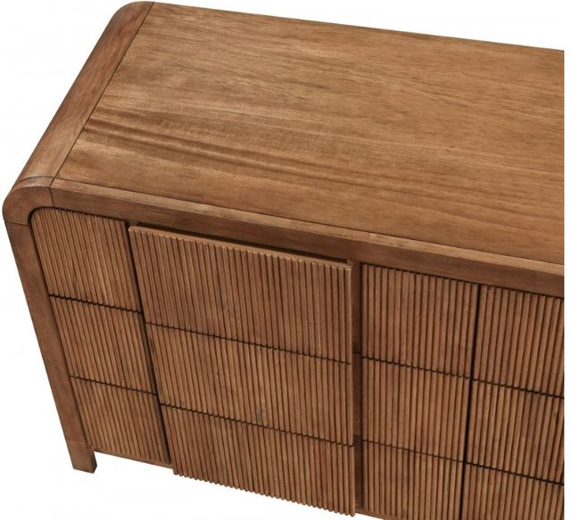 Meridian Furniture Fluted Brown Dresser-2