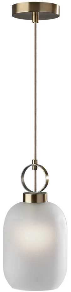 Adesso® Lancaster Antique Brass Pendant-0