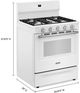 Maytag® 30" White Freestanding Gas Range -2