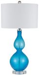 Cal® Lighting & Accessories Catania Ocean Blue Table Lamp-0