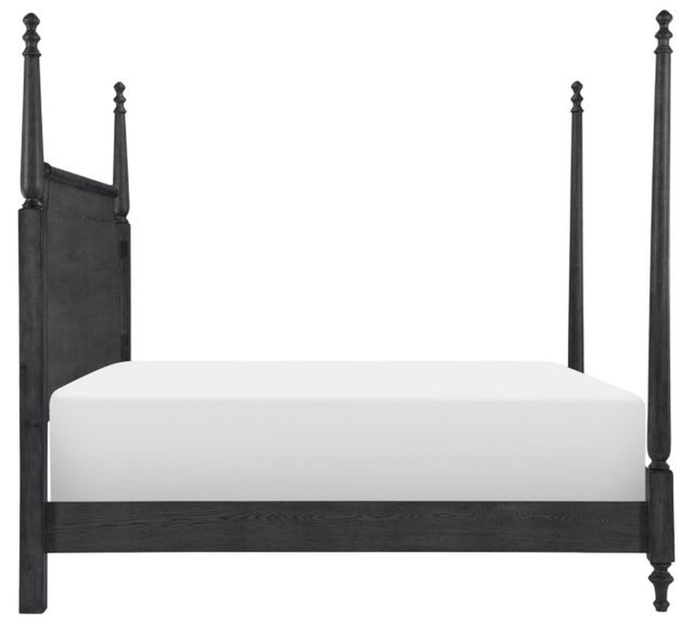 Legacy Classic Vintage Market Kettle Black King High/Low Poster Bed-2