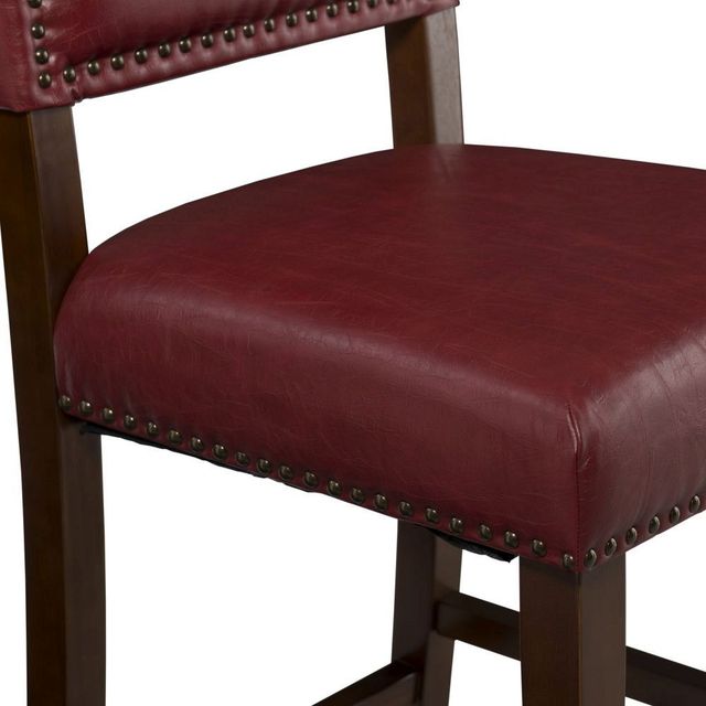 Linon Brook Red Counter Stool-2