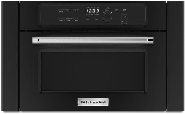 KitchenAid® 1.4 Cu. Ft. Black Built In Microwave-1