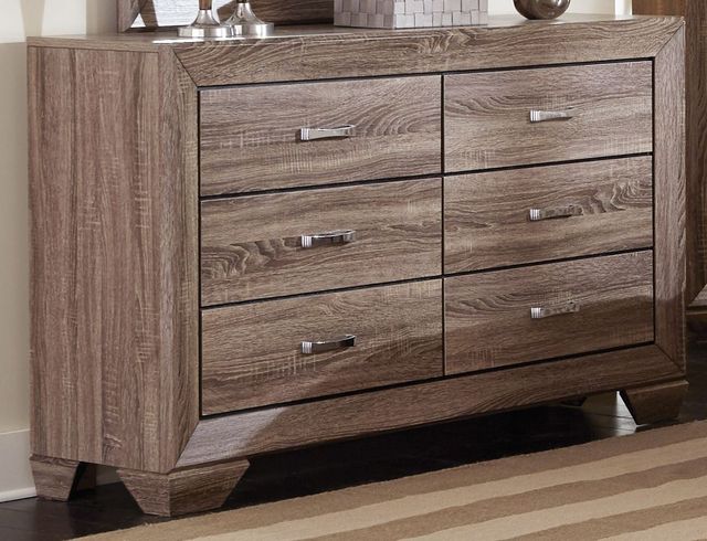 Coaster® Kauffman 5-Piece Washed Taupe California King Bedroom Set-3