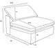 Coaster® Raleigh 5-Piece Ivory Modular Sectional-3