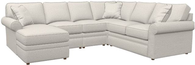 La-Z-Boy® Collins 5-Piece Oyster Sectional and Chaise-0