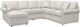 La-Z-Boy® Collins 5-Piece Oyster Sectional and Chaise-0