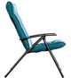 Furniture of America® Bastia 3-Piece Black/Teal Fabric/Metal Outdoor Conversation Set-3