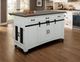 International Furniture Direct Pueblo White Kitchen Island-1