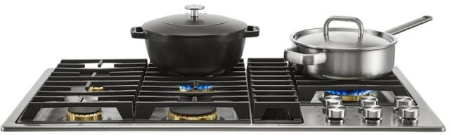 JennAir® 36" Stainless Steel Natural Gas Downdraft Cooktop-2
