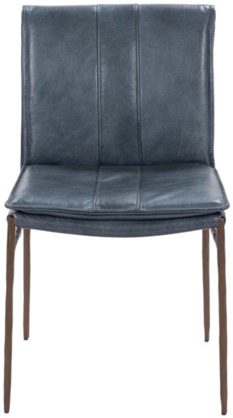 Classic Home Mayer 2-Piece Ocean Blue Dining Chair Set-2