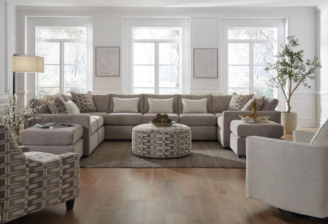 Fusion Furniture Nolte Pebble Ottoman-1