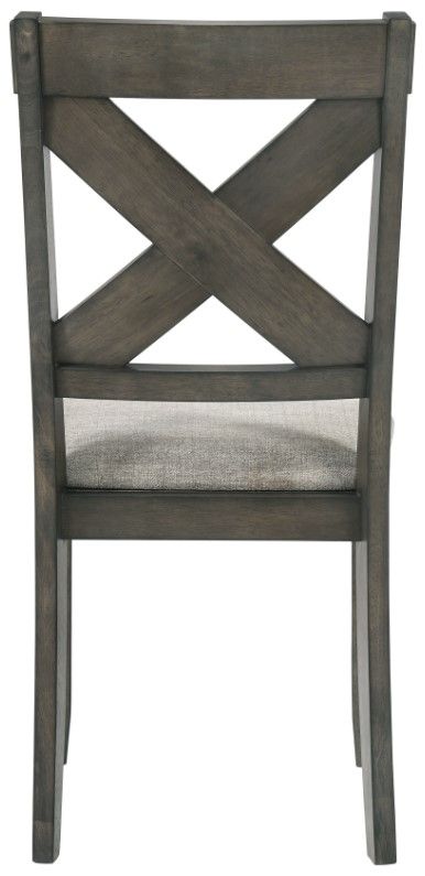New Classic® Home Furnishings Gulliver Gray/Rustic Brown Side Chair-4