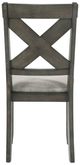 New Classic® Home Furnishings Gulliver Gray/Rustic Brown Side Chair-4