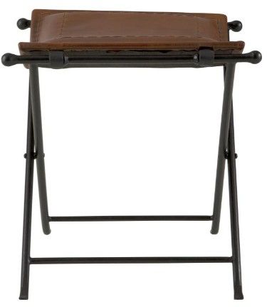 Martin Svensson Saddle Seat Black/Cinnamon Accent Stool-2