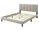 Bernards Evelyn Beige King Panel Bed with USB Port-2