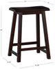 Linon Saddle Dark Brown Counter Stool-2