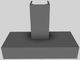 Vent-A-Hood® 48" Gunsmoke Contemporary Wall Mounted Range Hood-0