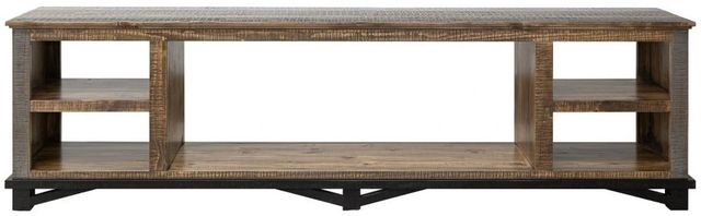 International Furniture Direct Loft Brown Brown TV Stand-2