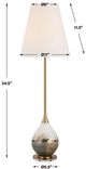 Uttermost® Cardoni Smoke Buffet Lamp-4