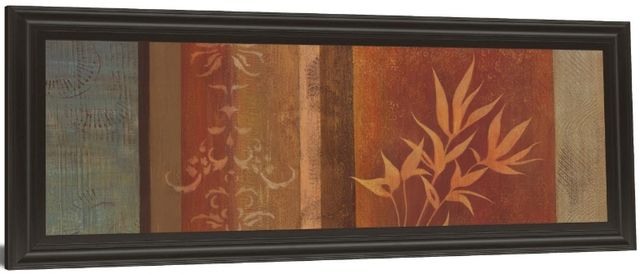 Classy Living Jordan Grey Leaf Silhouette Il 42"W Wall Art-3